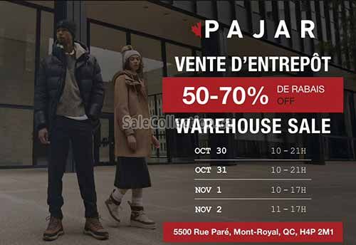 Pajar Warehouse Sale 2025