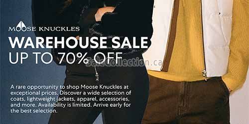 Moose Knuckles Warehouse Sale Vancouver 2026