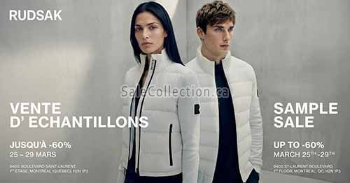 RUDSAK Sample Sale 2026